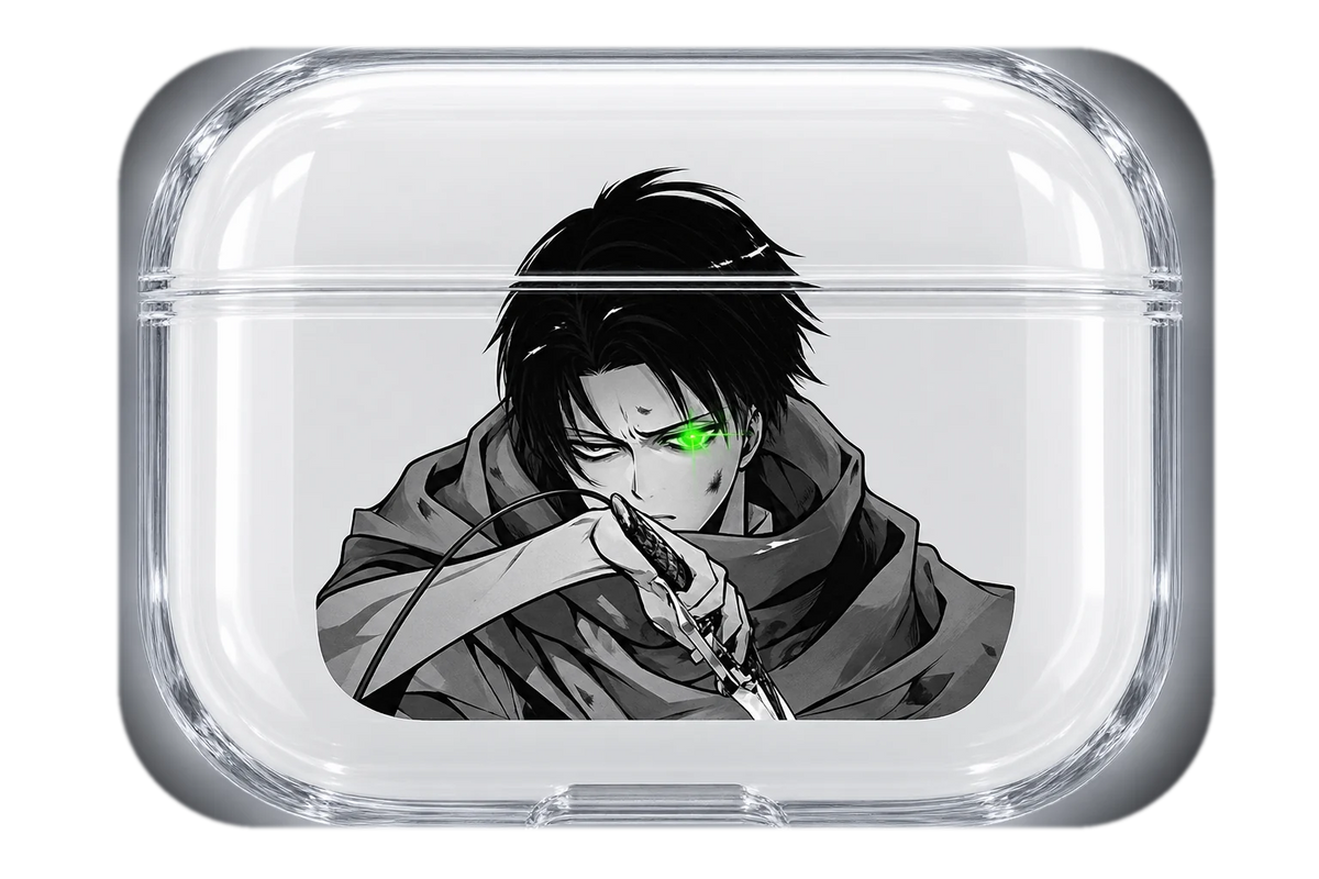 LEVI SCARF transparent AirPods case concept, closed