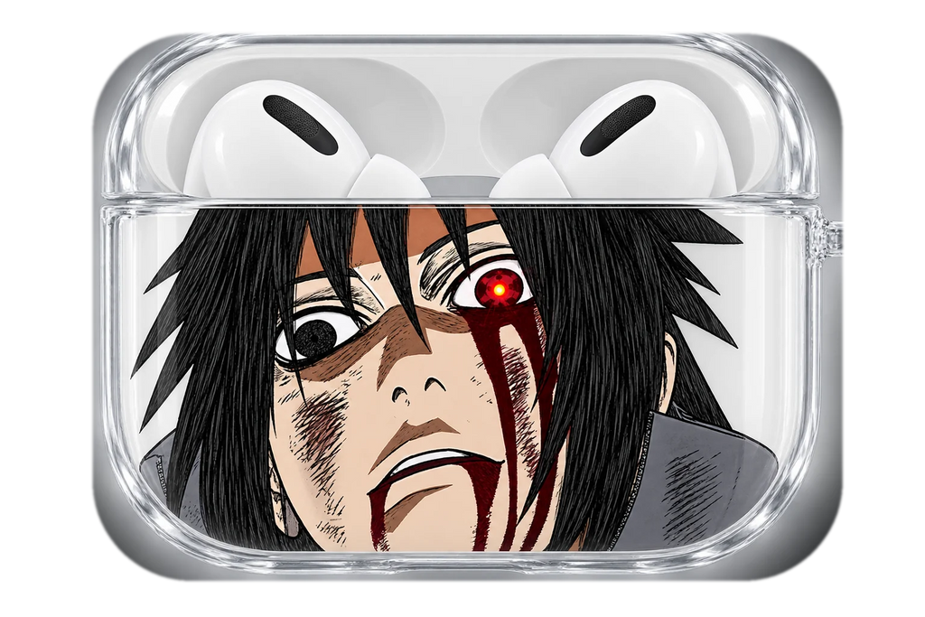 MADARA FALLEN transparent AirPods case concept, closed