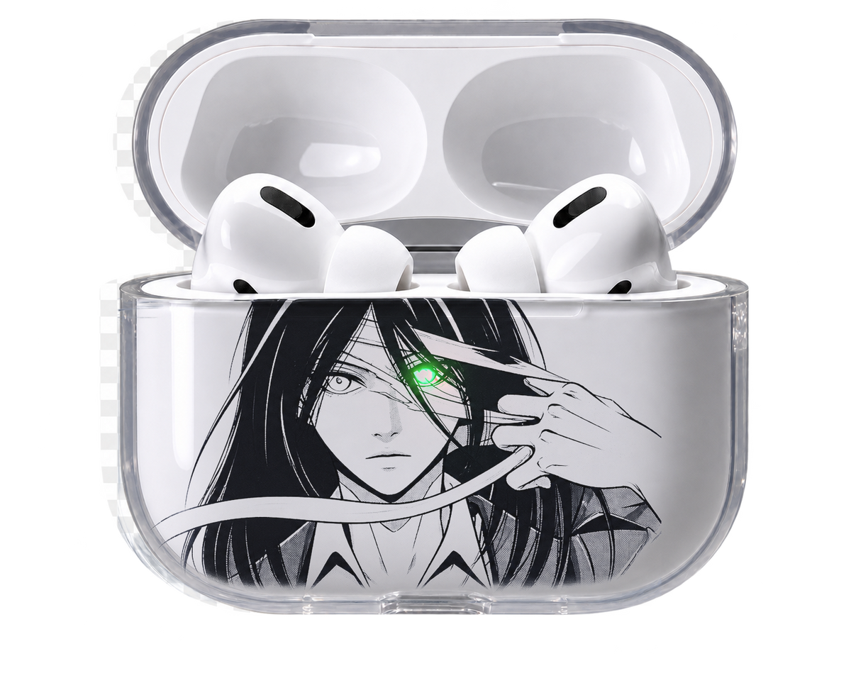 Mikasa Eye transparent AirPods case, open