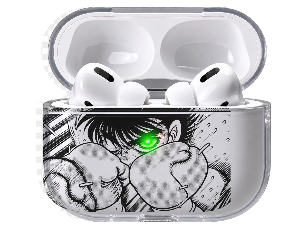 Boxer Eye transparent AirPods case, open