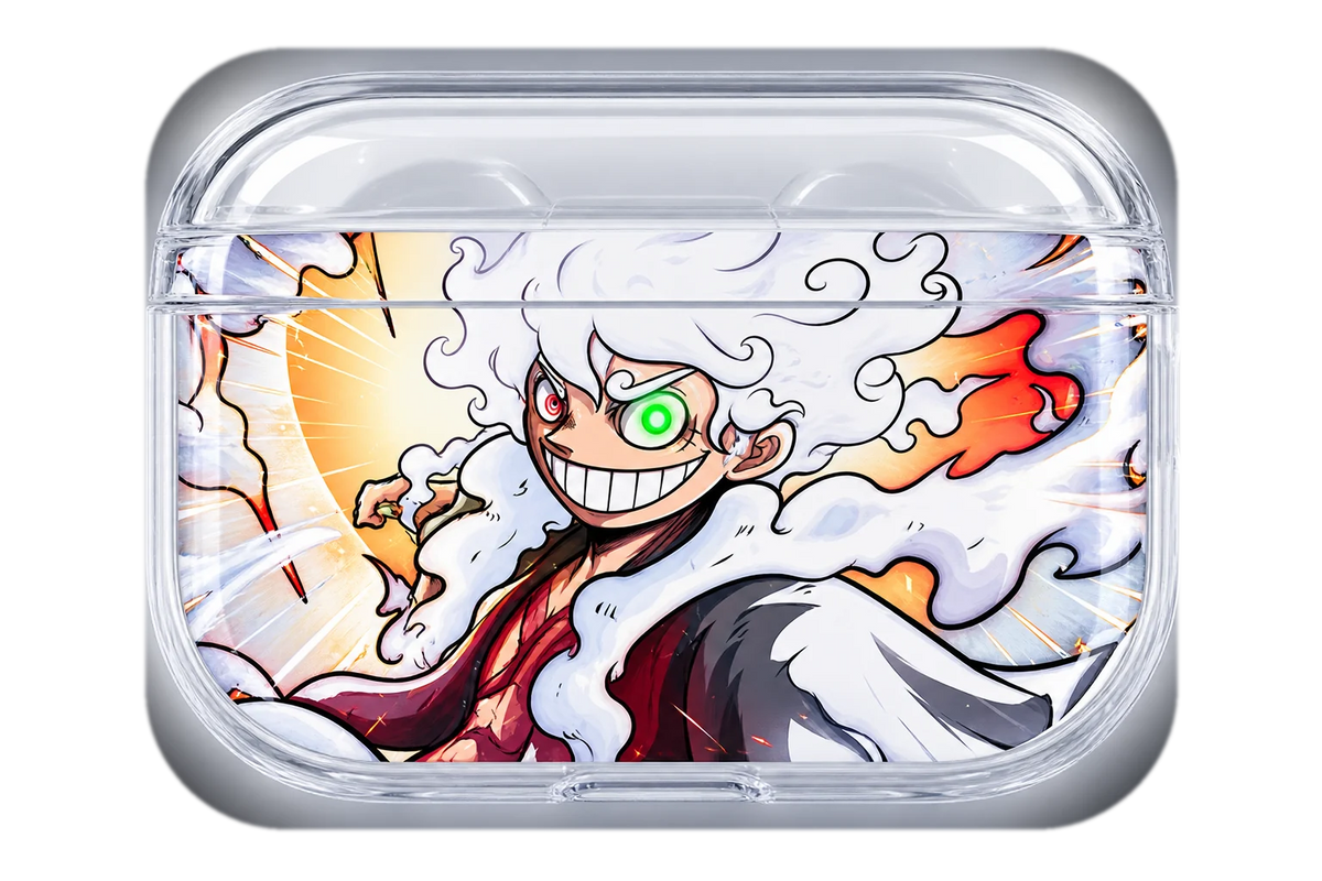 GEAR FIVE transparent AirPods case concept, closed