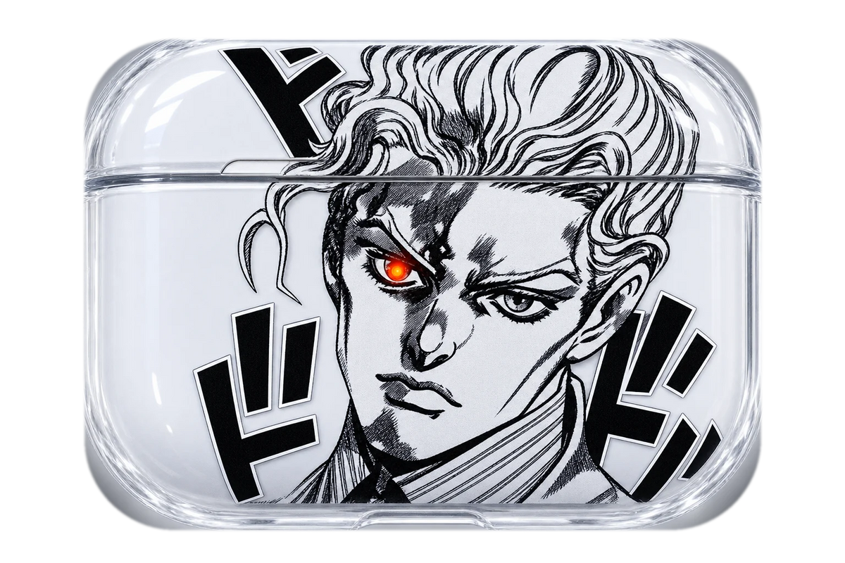 GOLDEN WIND transparent AirPods case concept, closed
