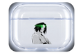 SASUKE SEATED transparent AirPods case concept, closed