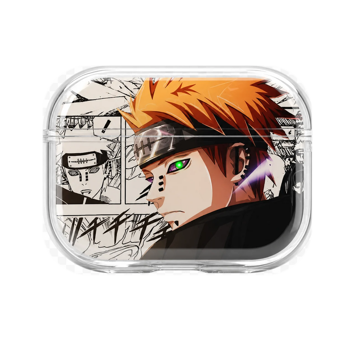 PAIN MANGA transparent AirPods case concept, closed