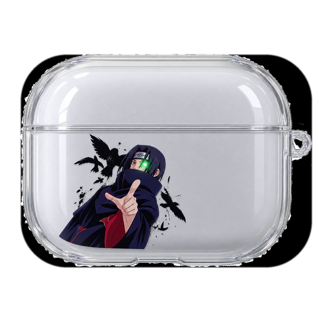 ITACHI GENJUTSU transparent AirPods case concept, closed