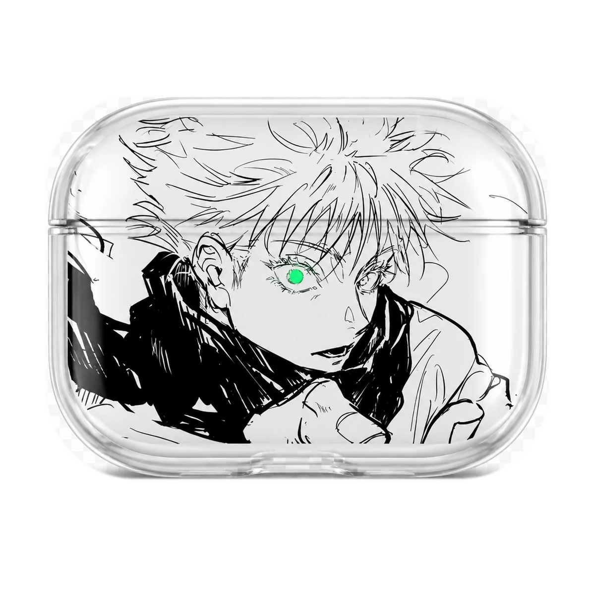 GOJO MANGA transparent AirPods case concept, closed